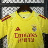 2025-26 Benfica yellow goalkeeper kid kit