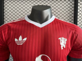2024-25.Manchester United   red Player version jersey (The player version is more slim fit, it is recommended to buy one size larger)