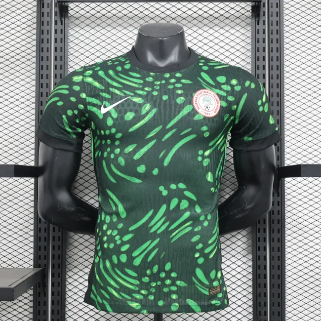 Player Version 2024 Nigeria Home(The player version is more slim fit, it is recommended to buy one size larger)