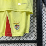 2025-26 Benfica yellow goalkeeper kid kit