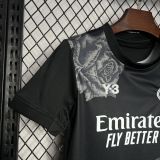 2024-25 Real Madrid  Y3 Rose Special Edition black Kids Kit