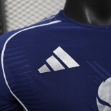 2025-26 Manchester United  blue Special Player version jersey  (The player version is more slim fit, it is recommended to buy one size larger)