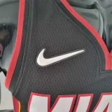 75th Anniversary Miami Heat JAMES #6 black NBA Jersey