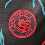 2023-24 Player Manchester City  third away(The player version is more slim fit, it is recommended to buy one size larger)