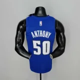 75th Anniversary Anthony#50 Orlando Magic Blue NBA Jersey