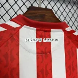 2024-25 Sunderland home soccer jersey