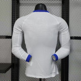 2025 England home long sleeve player version jersey   (The player version is more slim fit, it is recommended to buy one size larger)