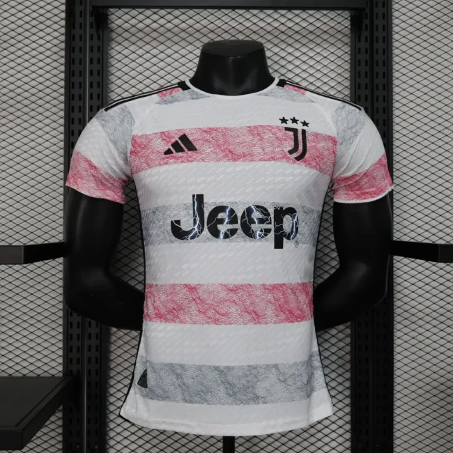 Juventus 2023-24 away player version soccer jerseys (The player version is more slim fit, it is recommended to buy one size larger)