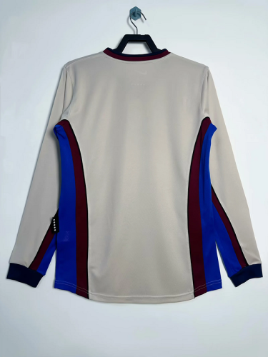 1988-89 Barcelona Away Retro Long Sleeve Jersey