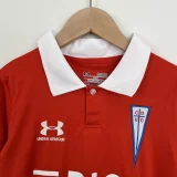 2023-24 Deportivo Universidad Católica Away kids soccer jerseys