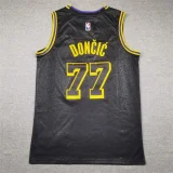 Lakers Snake Black No. 77 Doncic City Edition