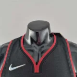 75th Anniversary Miami Heat JAMES #6 black NBA Jersey