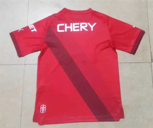 2024-25 La Católica away red jersey