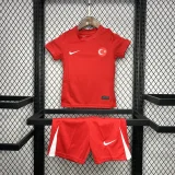2024 Türkiye Away Kids' Soccer Jersey