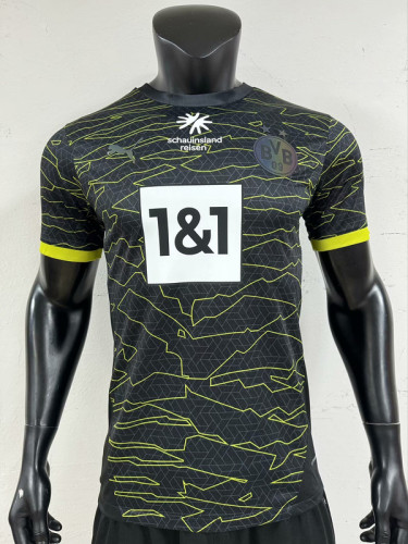 2024-2 5Dortmund  black special player version jersey (The player version is more slim fit, it is recommended to buy one size larger)