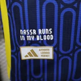 2024-25 Al-Nassr away player version jersey (The player version is more slim fit, it is recommended to buy one size larger)
