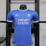 2025-26 Real Madrid   third away player version jersey  (The player version is more slim fit, it is recommended to buy one size larger)