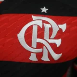 2024-25 Flamengo home player version (The player version is more slim fit, it is recommended to buy one size larger)