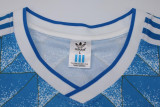 1988 East Germany Blue Retro Jersey
