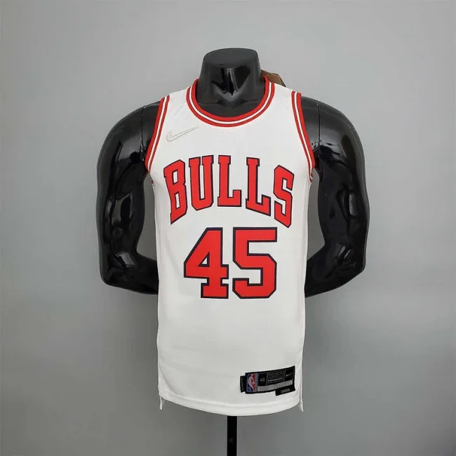 75th Anniversary Jordan #45 Bulls White