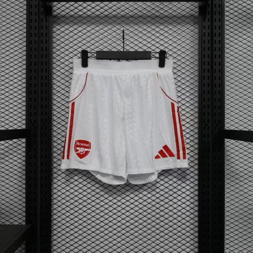 2025-26 Arsenal  white player version shorts