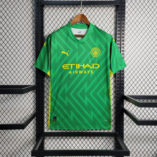 2023-24 Manchester City Green Goalkeeper  jersey