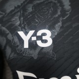 2024-25 Real Madrid black Y3 Rose player version jersey(The player version is more slim fit, it is recommended to buy one size larger)