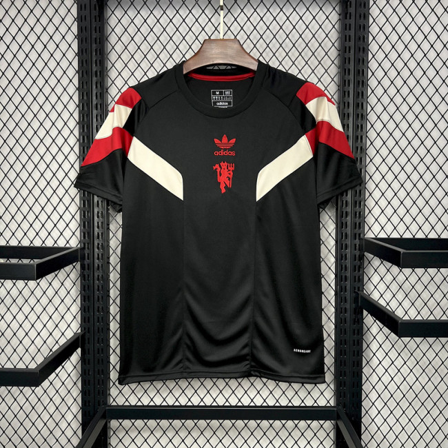 2024-25 Manchester United Originals Tee Black Jersey