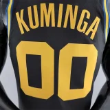 2022 75th Anniversary KUMINGA #00 Warriors City Edition Black NBA Jersey