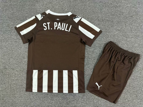 2025-26 FC St. Pauli   home kid kit