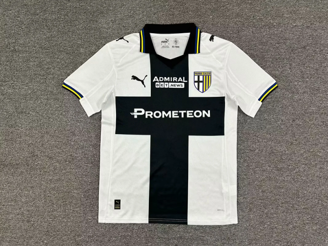 2025-26 Parma Calcio home soccer jersey