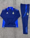 2024-25 Riyadh Victory half zipper blue suit (kids)