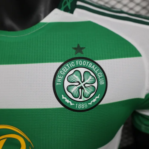 2024-25 Celtic home player version(The player version is more slim fit, it is recommended to buy one size larger)
