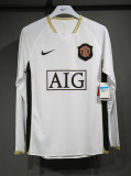 2006-07 Manchester United  away white retro player version jersey