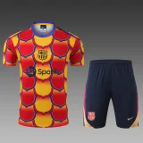 2024-25 Barcelona yellow and red training suit