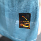 2024-25 Manchester City  yellow and blue special player version jersey(The player version is more slim fit, it is recommended to buy one size larger)