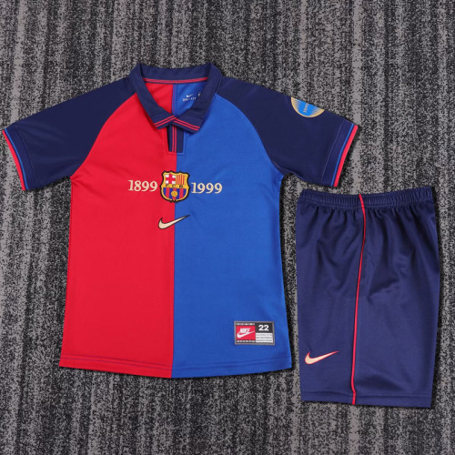1999-00 Barcelona   home retro kid kit