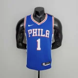 76ers Harden #1 V-Neck Blue