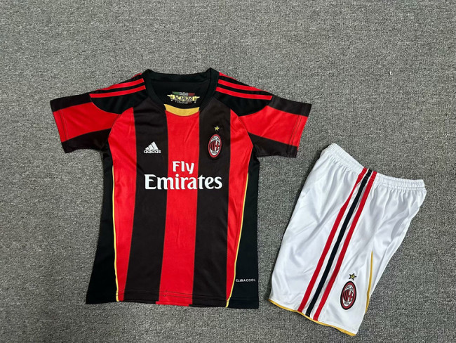 2010-11 AC Milan home retro kid kit