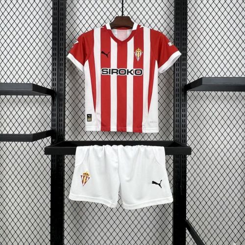 2024-25  Sporting de Gijon Home Kids Kit
