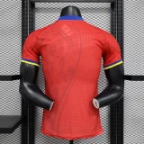 2024-25 Spain Red Special Player version(The player version is more slim fit, it is recommended to buy one size larger)