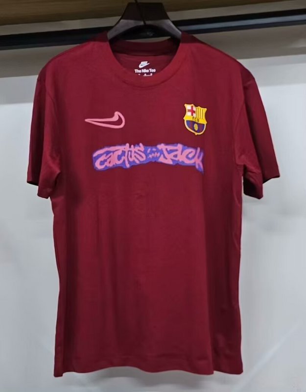 Barcelona X TRAVIS SCOTT COTTON T-SHIRT