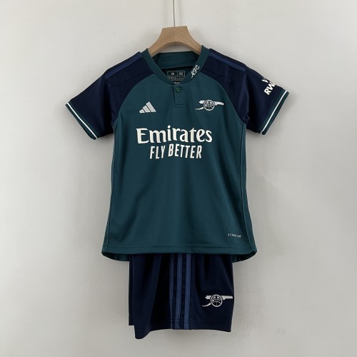 2023-24 Arsenal  third away kid kit