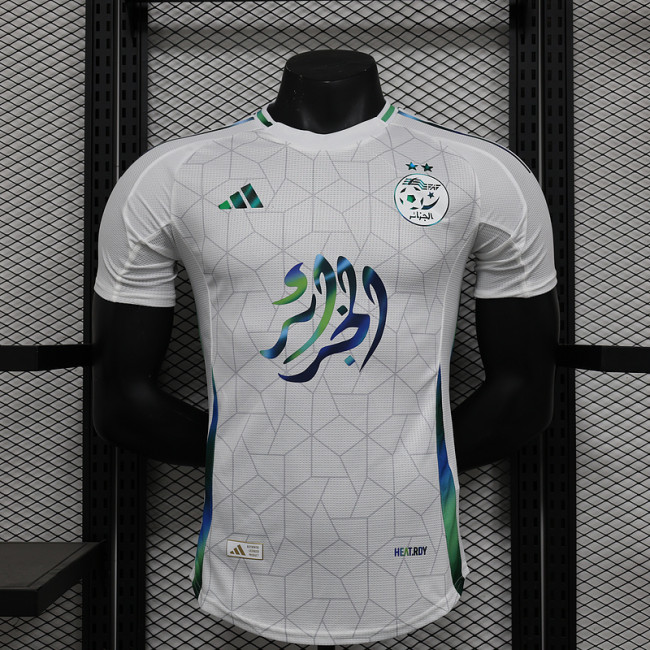 2024-25 Algeria white special player version jersey (The player version is more slim fit, it is recommended to buy one size larger)