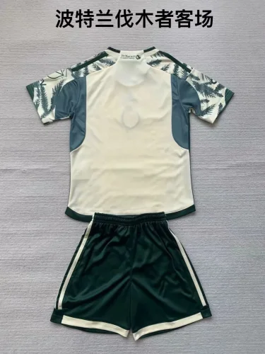 2024-25 portland timbers away kids kits