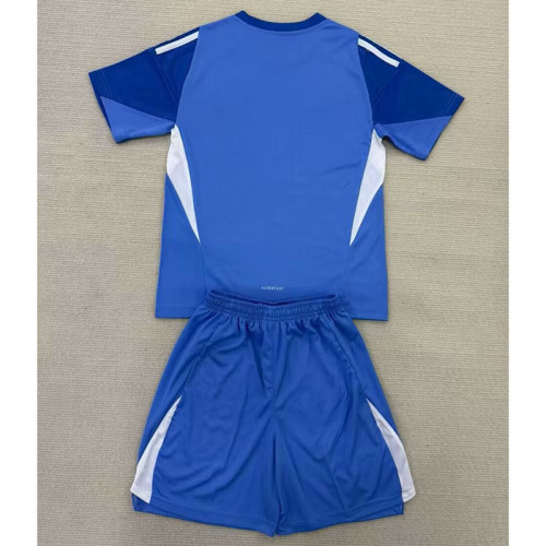 2025-26 Manchester United  blue goalkeeper kid kit