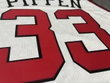 2023 Season Bulls White City Edition No. 33 Pippen NBA Jersey