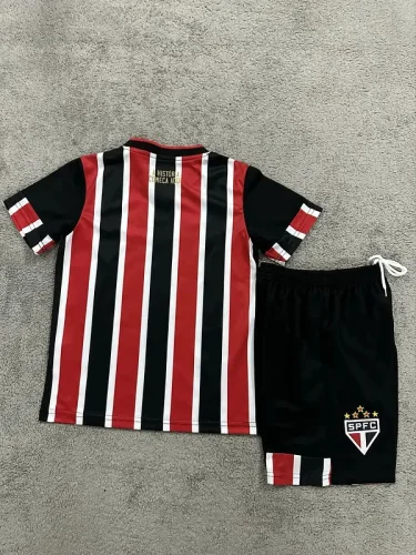 2024-25 Sao Paulo away kids soccer jerseys