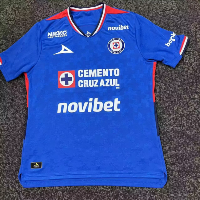2025-26 Cruz Azul home soccer jersey