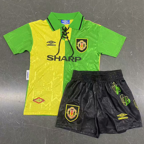 1992-94 Manchester United third away retro kid kit